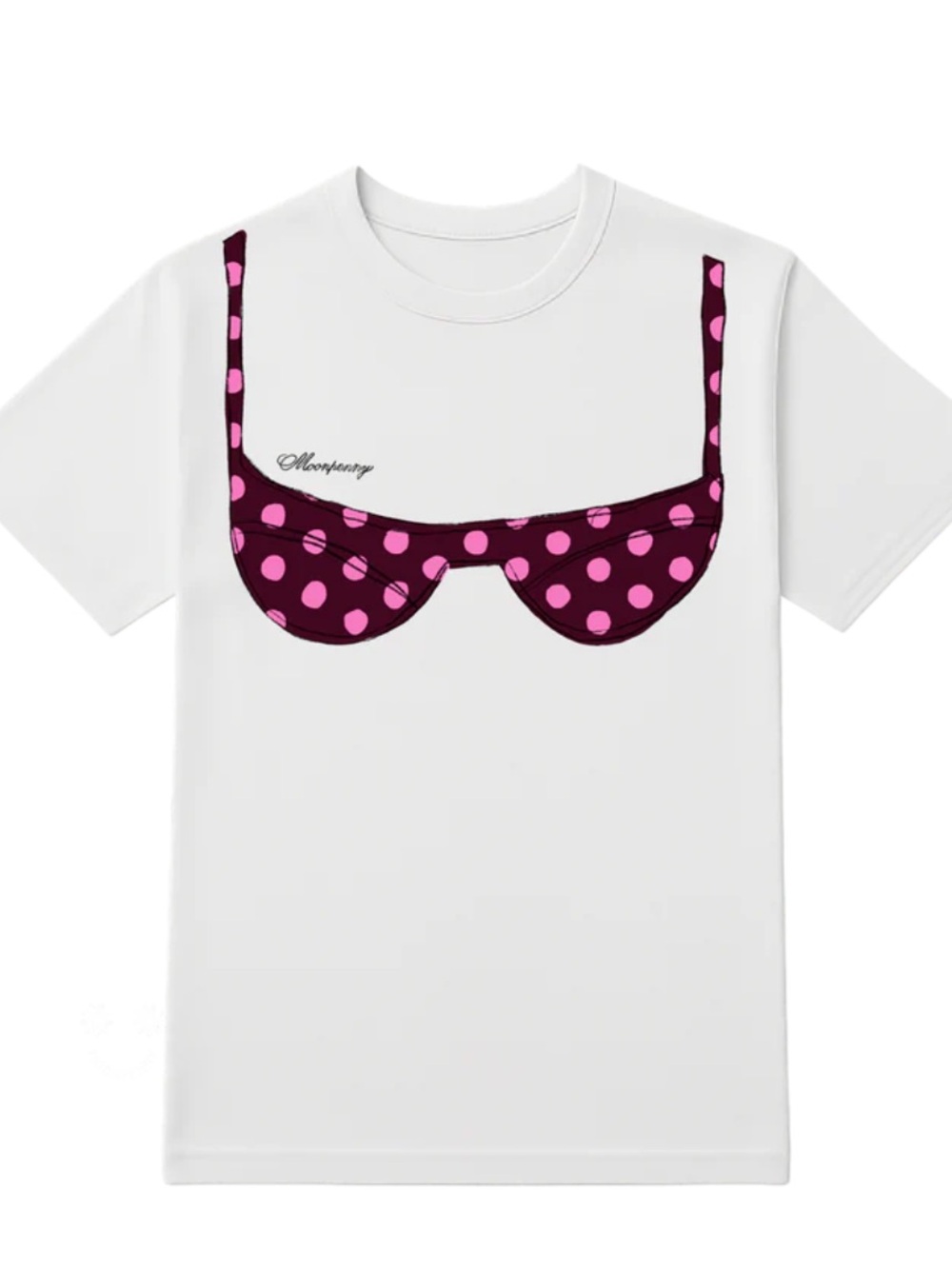 Women’s Polka Dot Bikini Coverup Tee